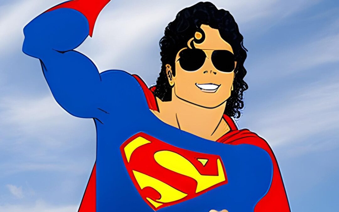 Michael Jackson as Superman