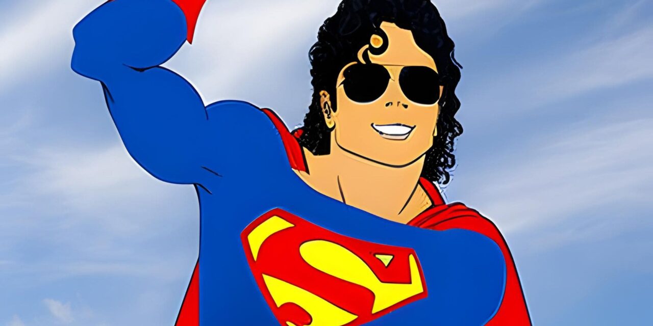 Michael Jackson as Superman