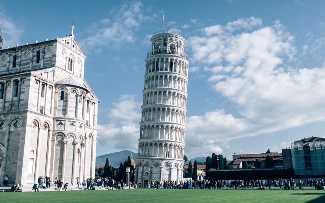 Reduced Curvature of the Leaning Tower of Pisa